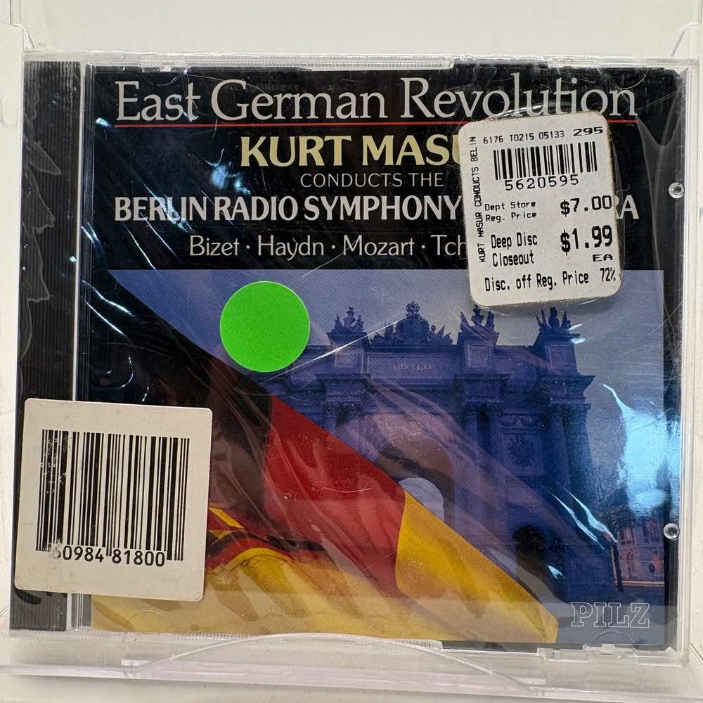 Kurt Masur Berlin Radio Symphony East German Revolution CD Bizet Haydn Mozart